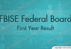 Federal Board First Year Result