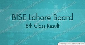 Lahore Board 8th Class Result 2018