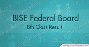 Federal Board 8th Class Result 2018