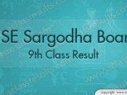 Sargodha 9th Class Result 2018