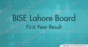 First Year Result lahore