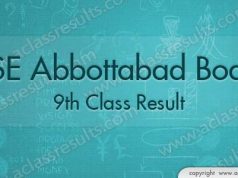 9th Class Result Abbottabad