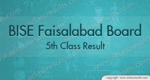 Faisalabad Board 5th Class Result