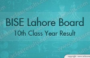 Lahore Board 10th class result 2018