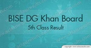 DG Khan 5th Class Result 2018