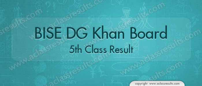 DG Khan 5th Class Result 2022