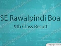 Rawalpindi board 9th class result 2018