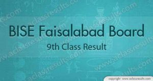 Faisalabad Board 9th class result 2018
