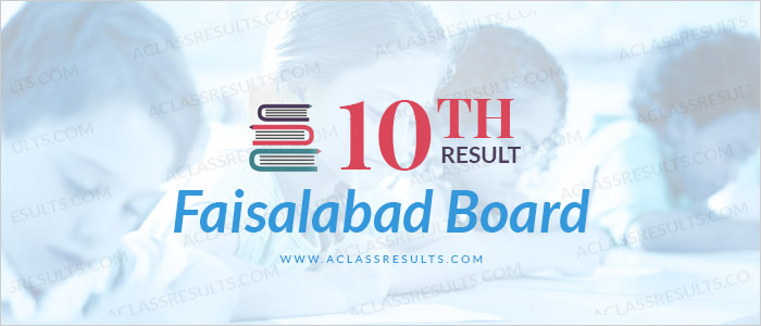 Faisalabad Board 10th Class Result 2021 Matric